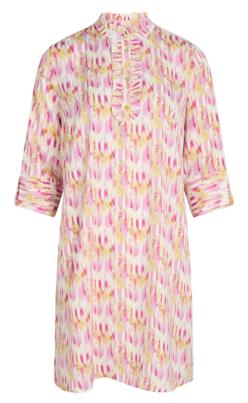 Love & Divine Kjole - Love622-10 - Pink Water Print