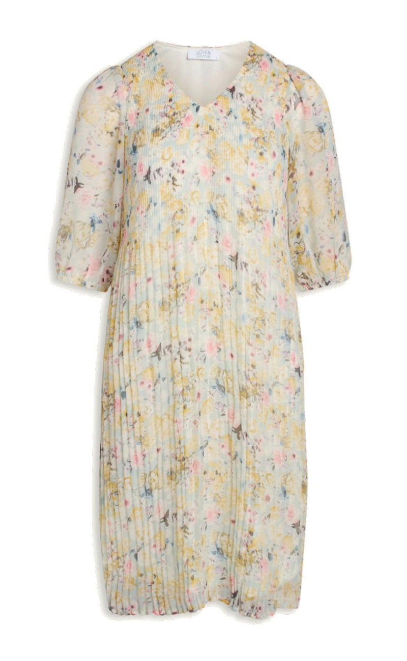 Love & Divine Kjole - Love665 - Pastel Flower