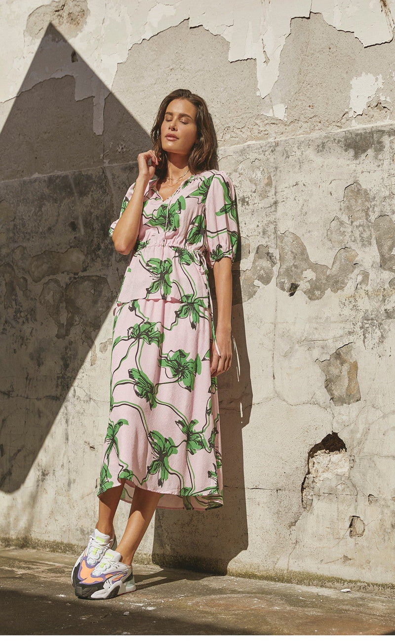 Love & Divine Kjole - Love820 - Pink/Green