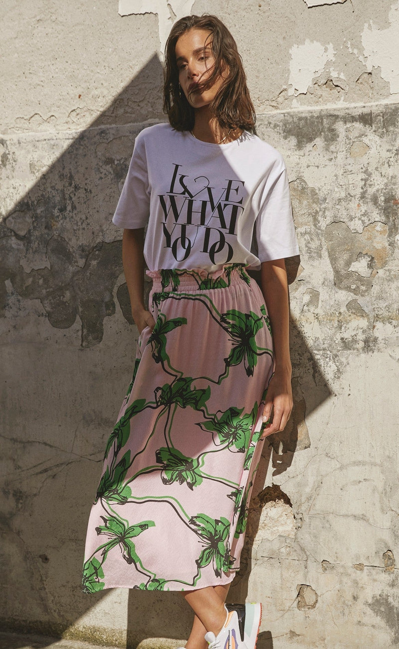 Love & Divine Nederdel - Love458-7 - Pink/Green