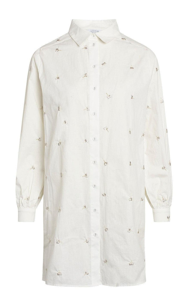 Love & Divine Skjorte - Love565-2 - White / Sand
