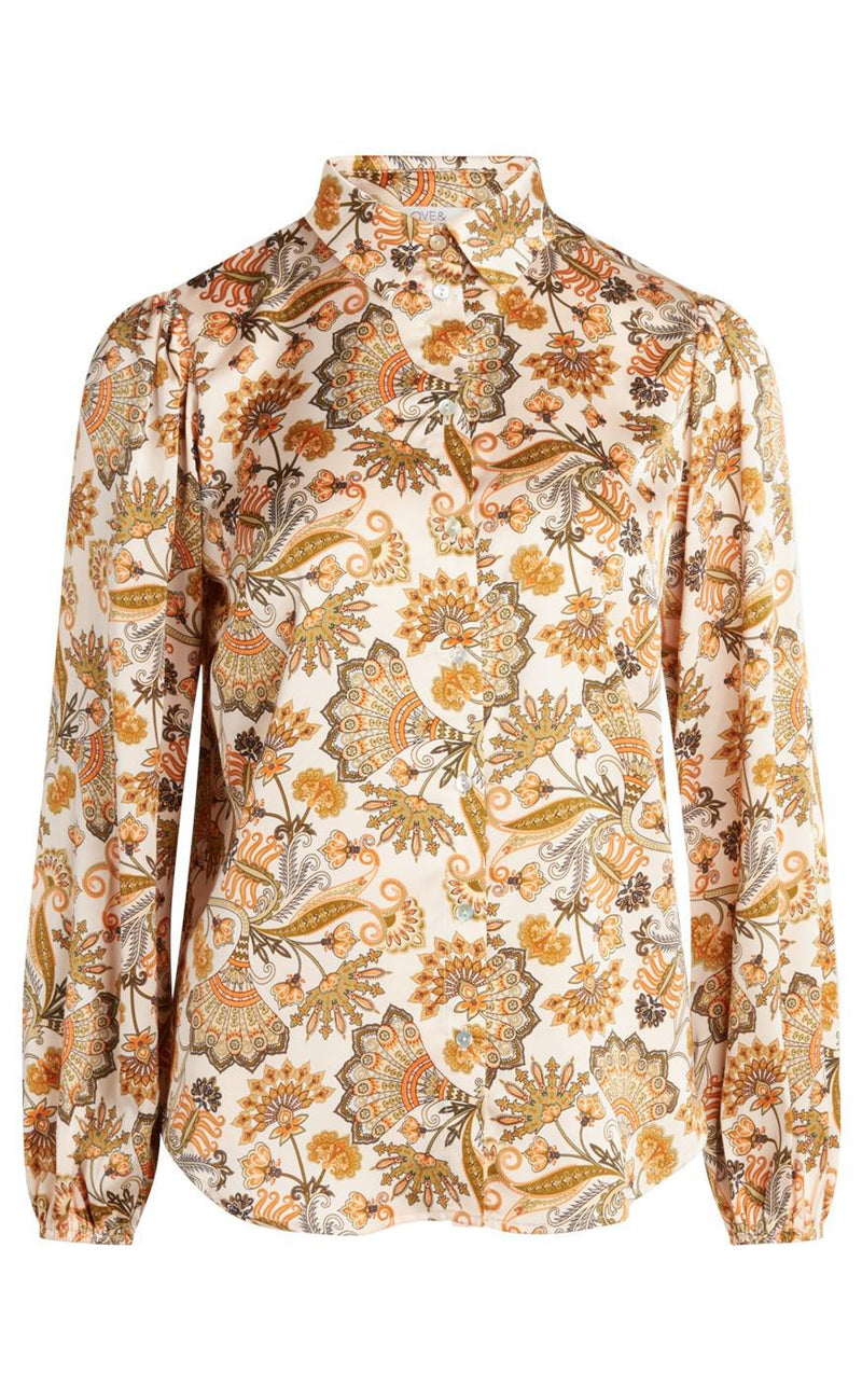 Love & Divine Skjorte - Love571-6 - Paisley Golden