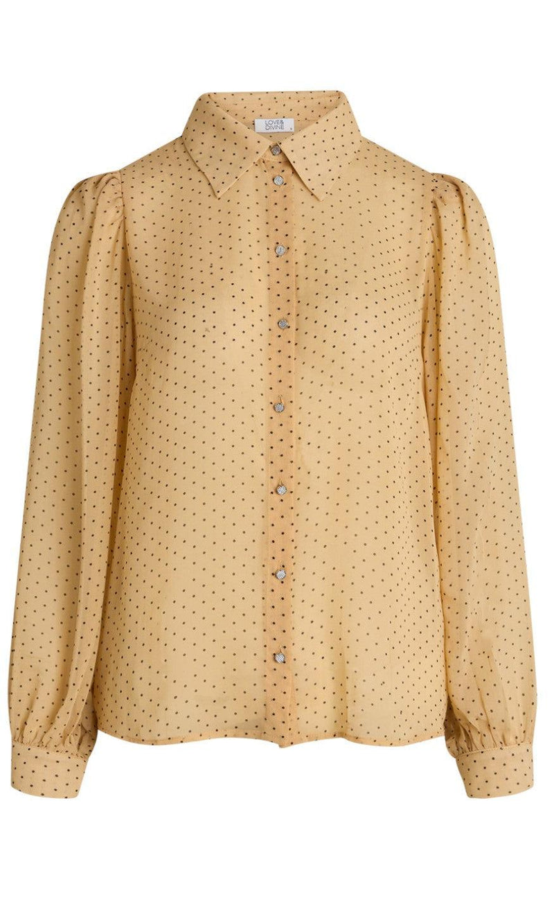 Love & Divine Skjorte - Love678 - Honey/Dot