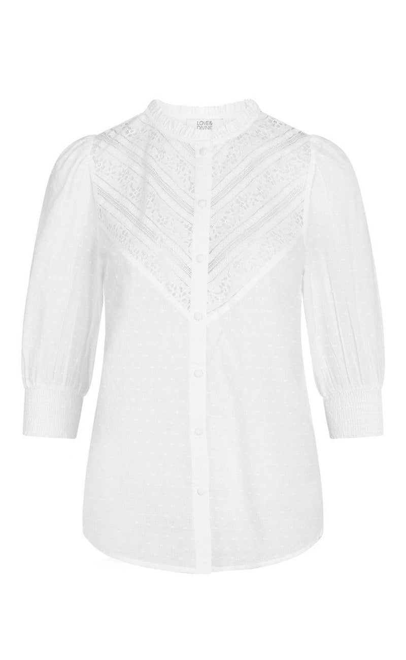 Love & Divine Skjorte - Love805 - White
