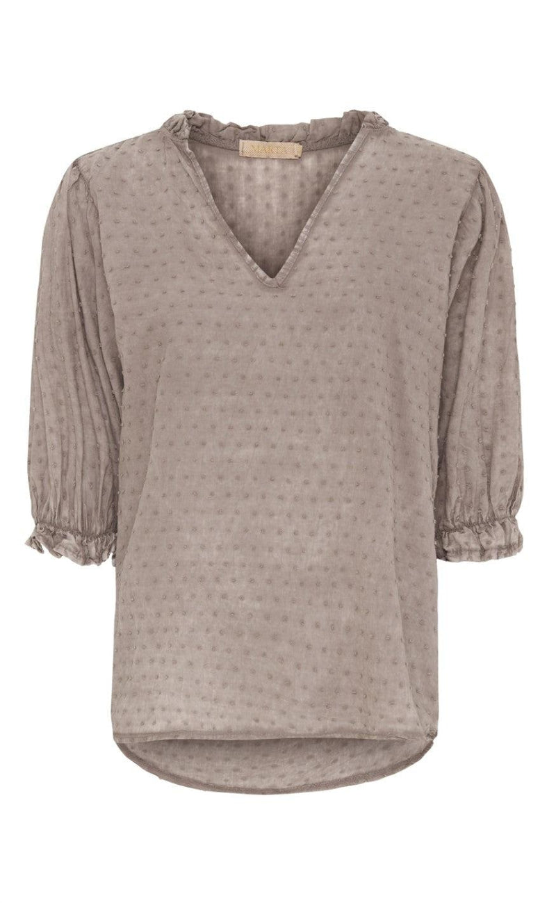 Marta Du Chateau Bluse - 1471 - Fango