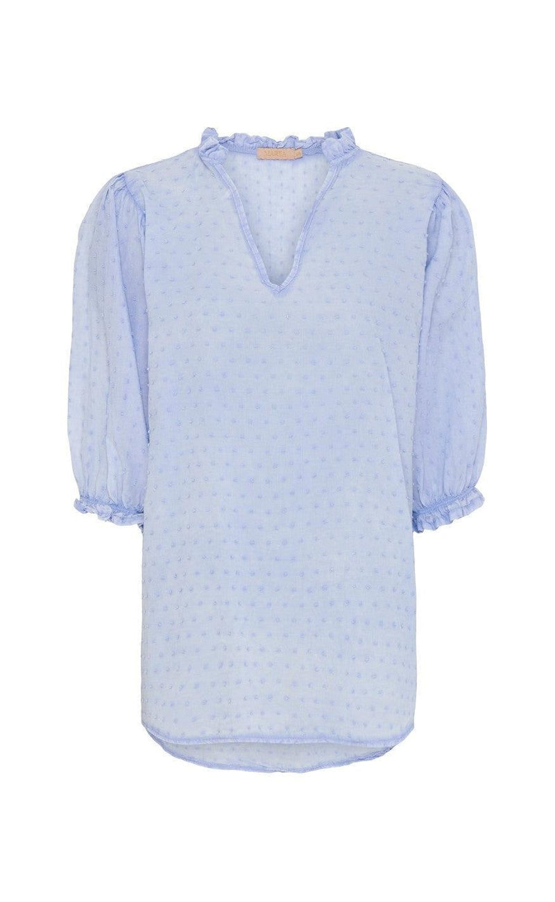 Marta Du Chateau Bluse - 1471 - Sky Blue