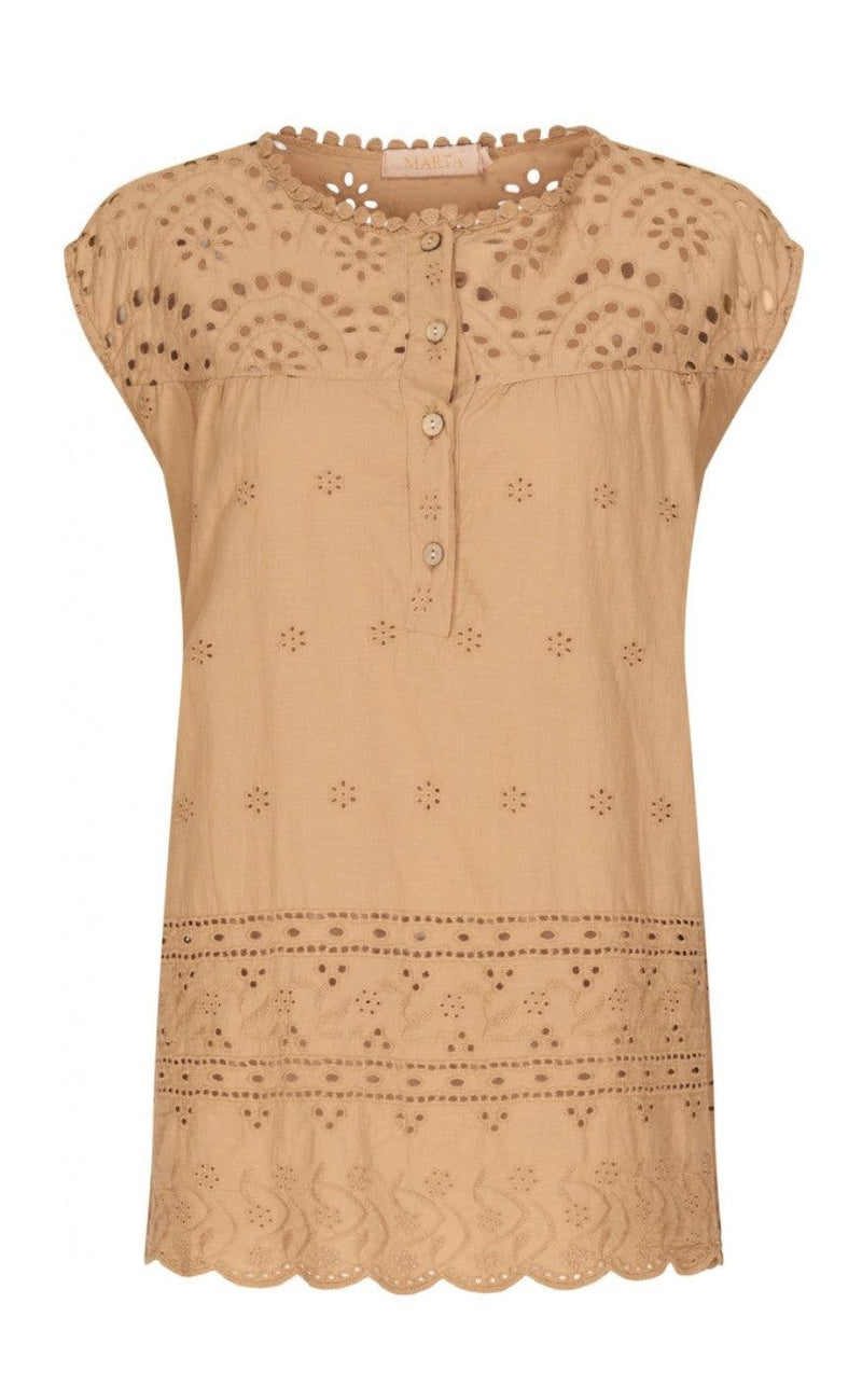 Marta Du Chateau Top - 83670 - Camello