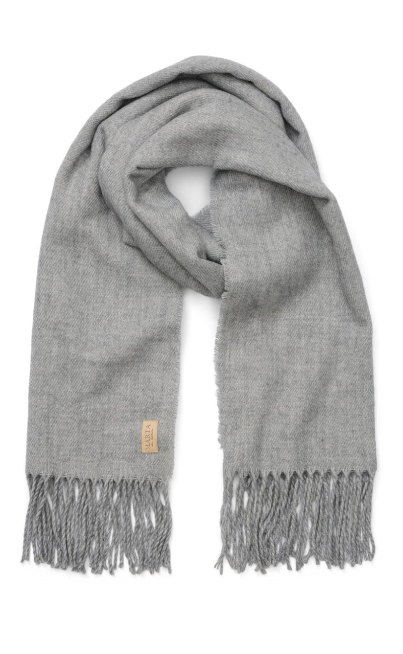 Marta Du Chateau Tørklæde - 171419 - Light Grey