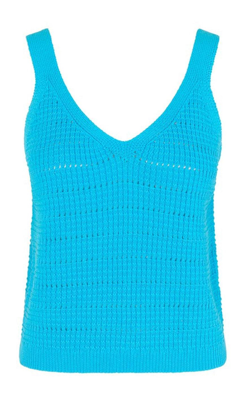 MbyM Top - Krista - Surf Blue