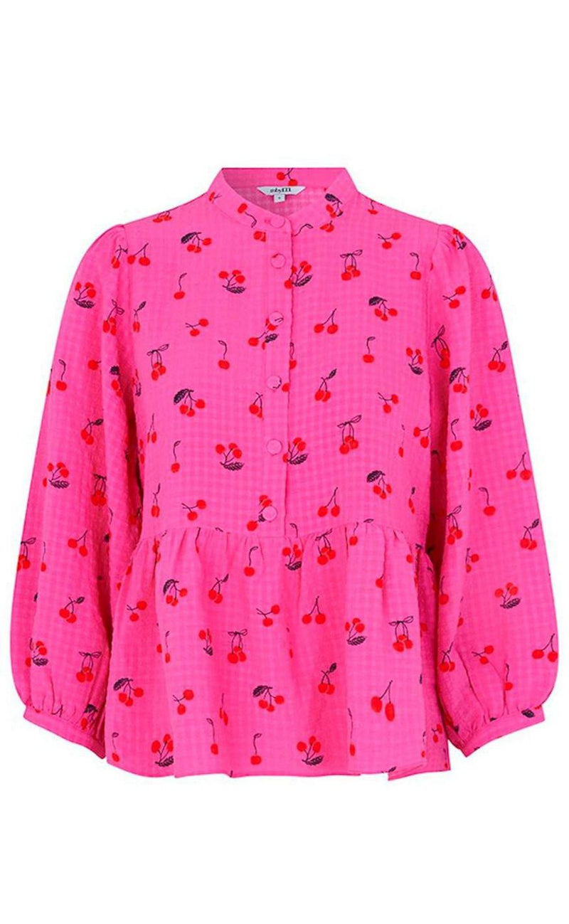 Mbym Bluse - Sello - Pendula Pink Print
