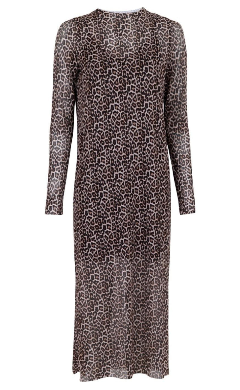 NEO NOIR Kjole - Vogue - Leopard