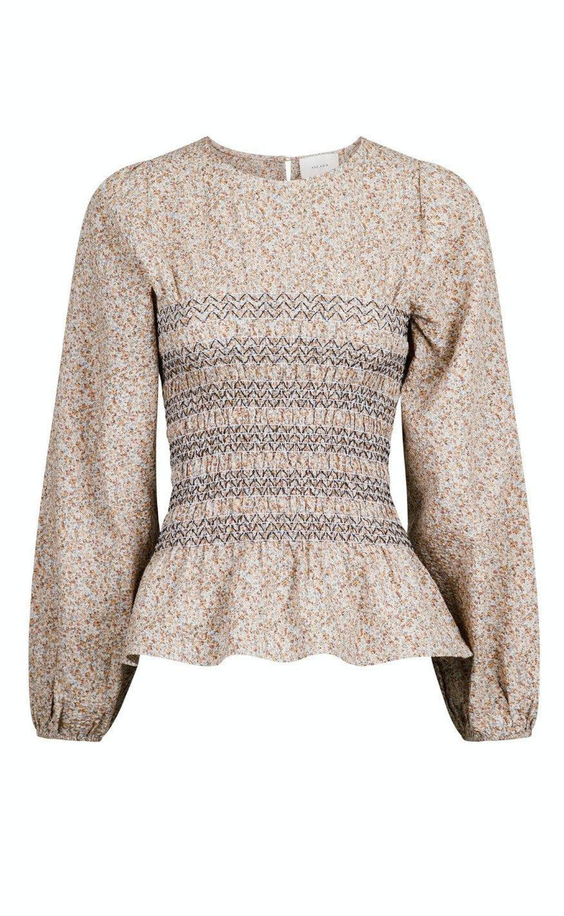 Neo Noir Bluse - Alberta - Sand