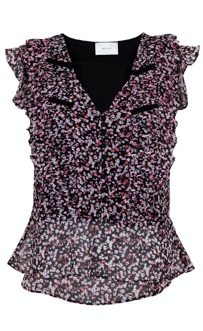 Neo Noir Bluse - Anita - Pink