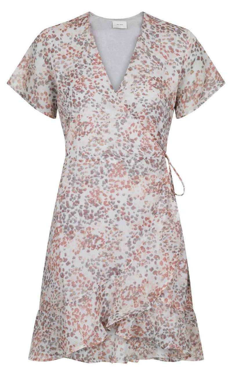 Neo Noir Kjole - Malta Faded Leo - Off White
