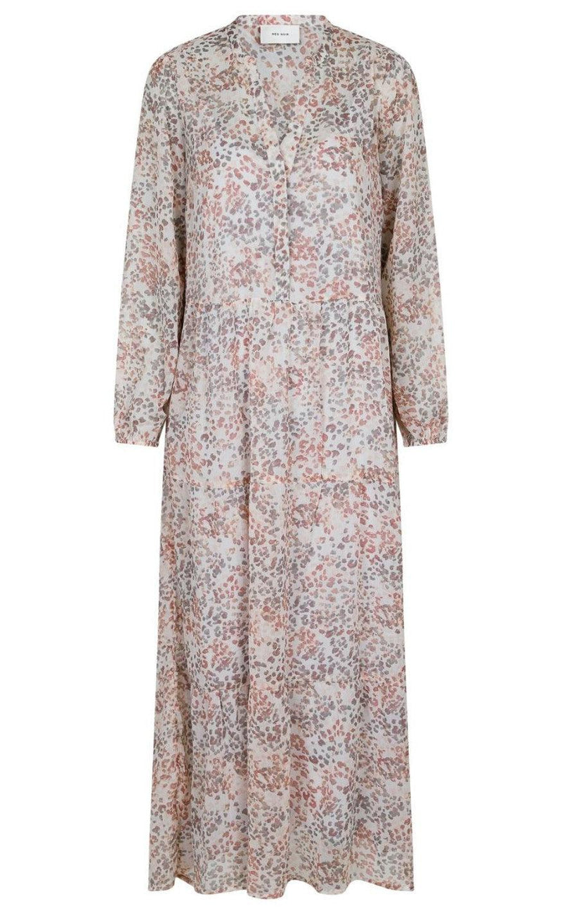 Neo Noir Kjole - Nobis Faded Leo - Off White