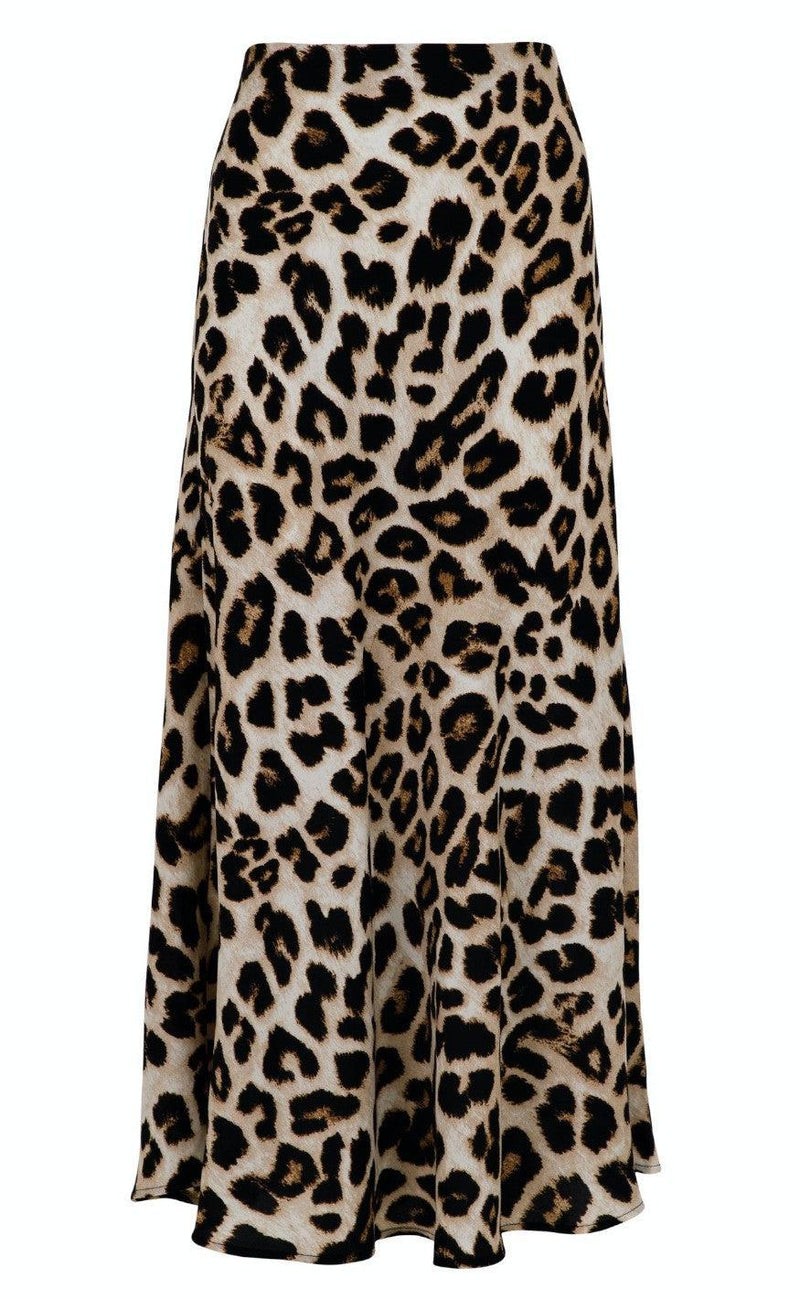 Neo Noir Nederdel - Bovary Big Leo - Leopard