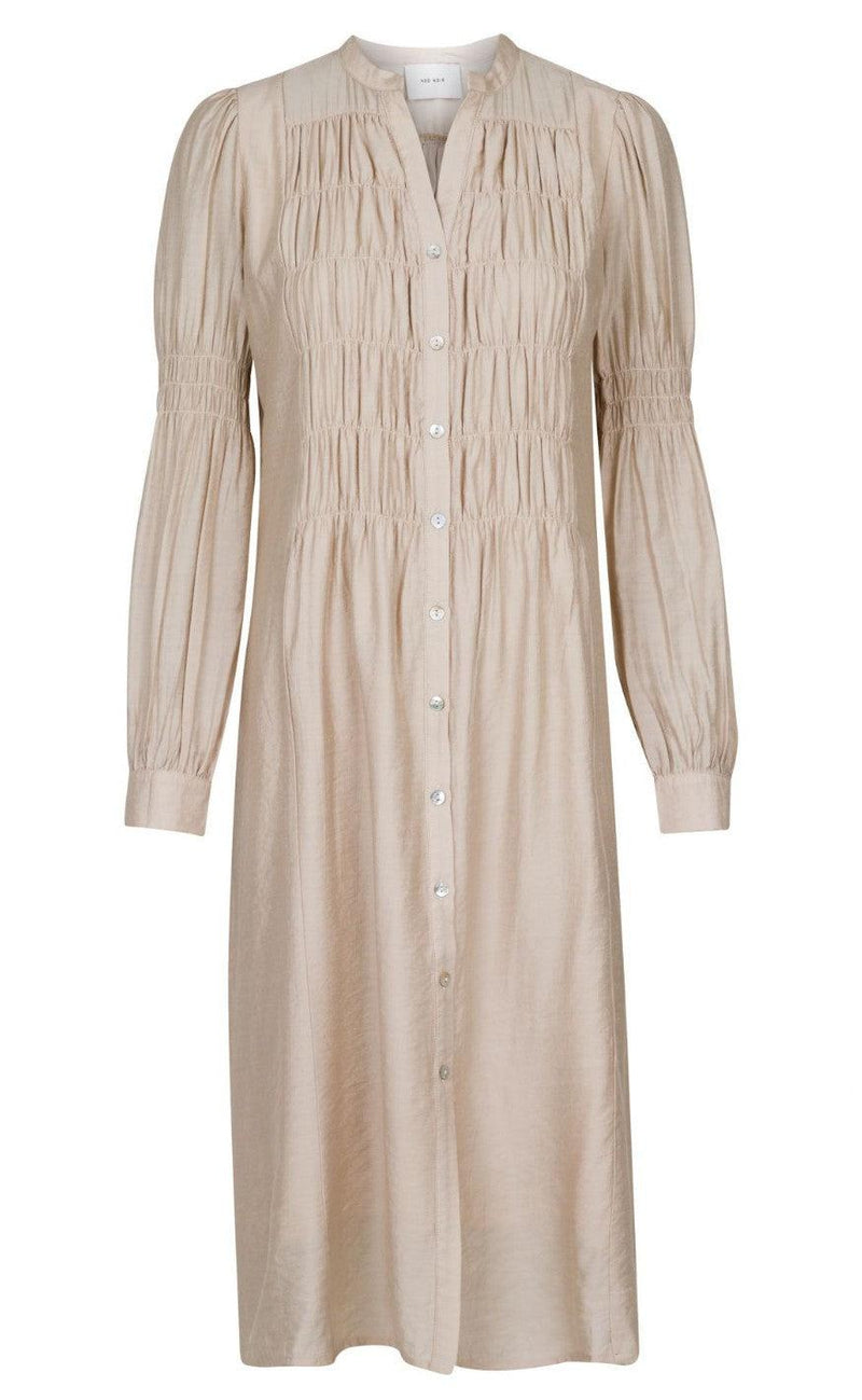 Neo Noir Smock Kjole - Posy - Sand