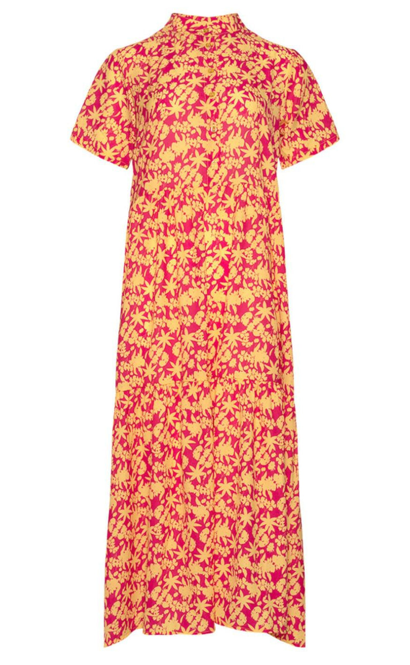 Noella Kjole - Lipe - Pink/Yellow