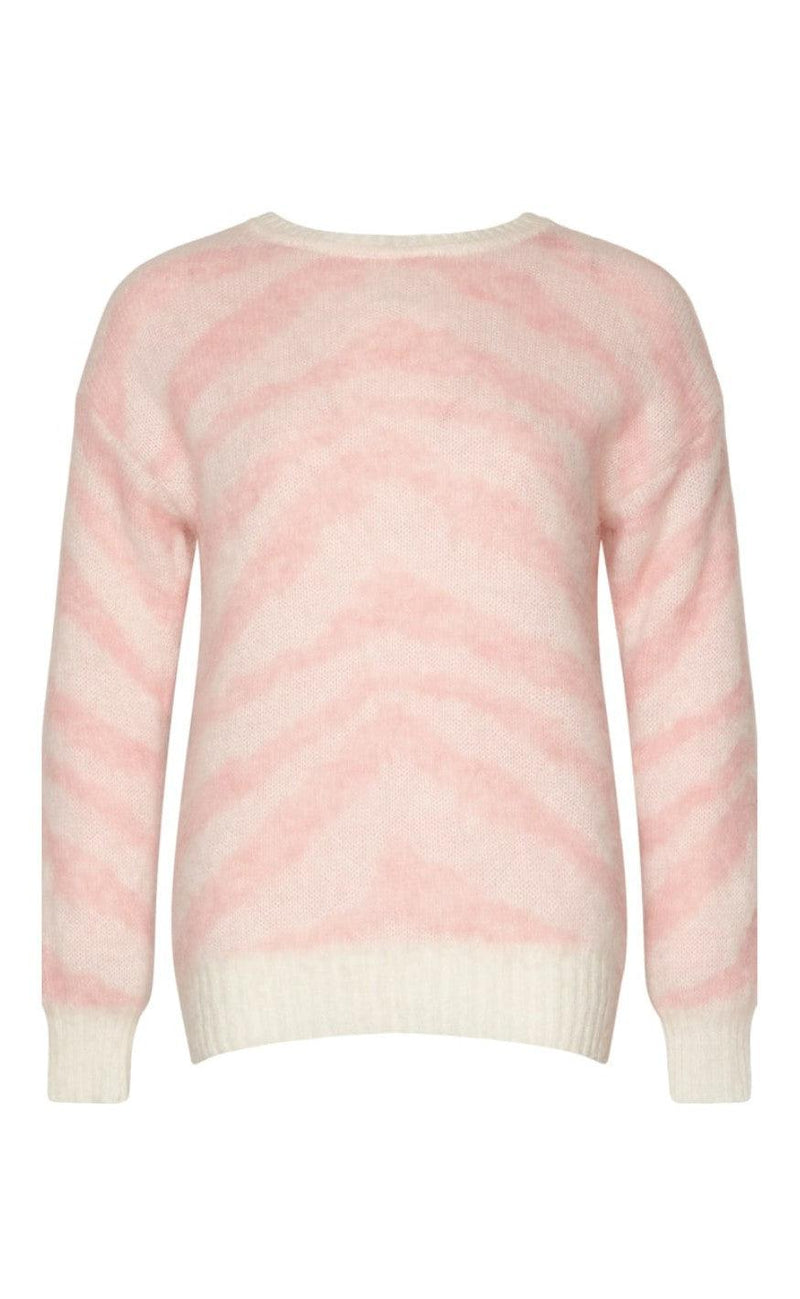 Noella Sweater - Grace - White Pink