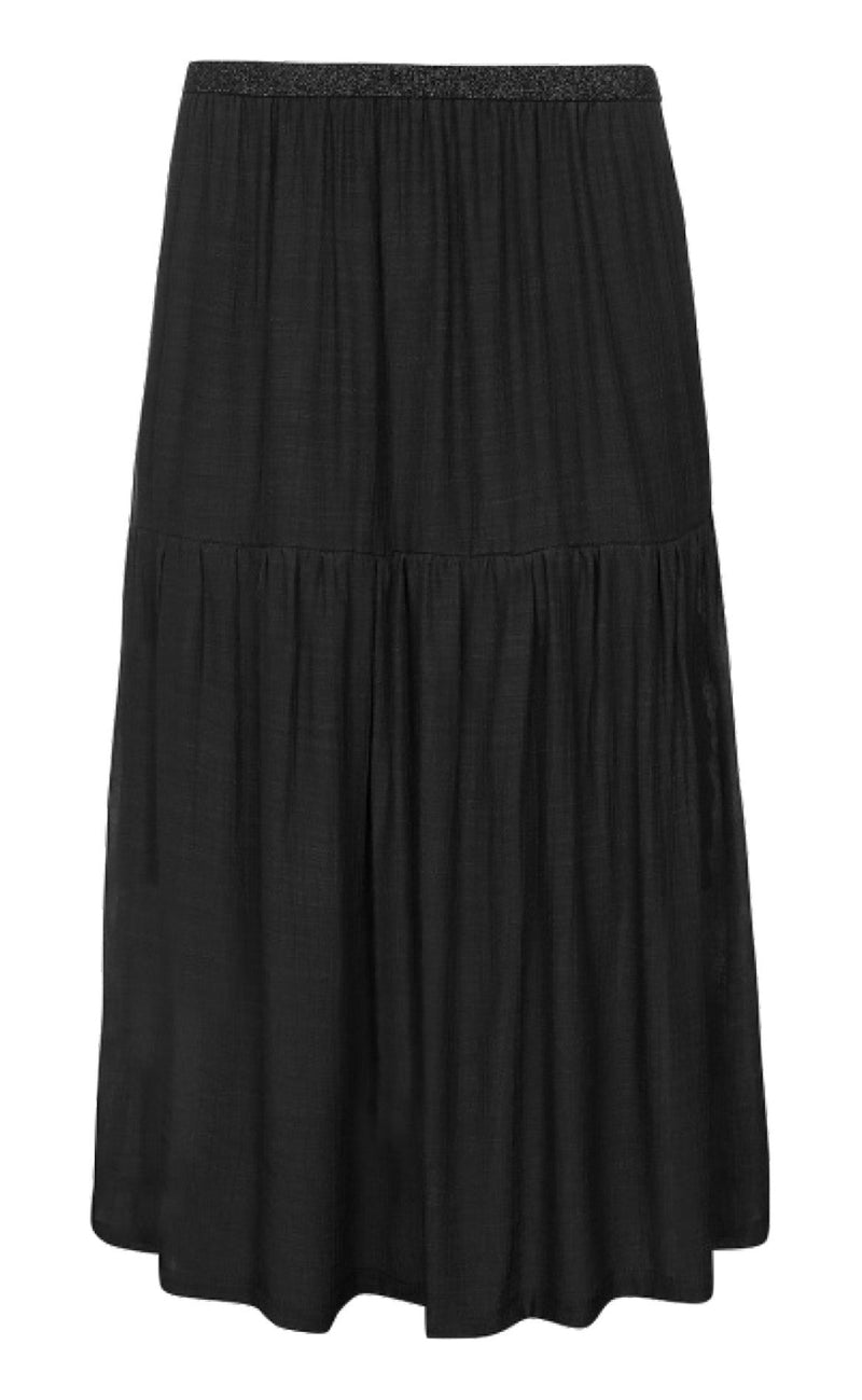 ONE TWO LUXZUZ KARITAS SKIRT BLACK