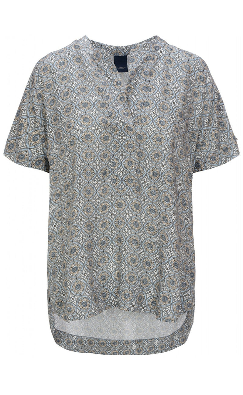 One Two Luxzuz Bluse - Abiana - Heavenly Blue