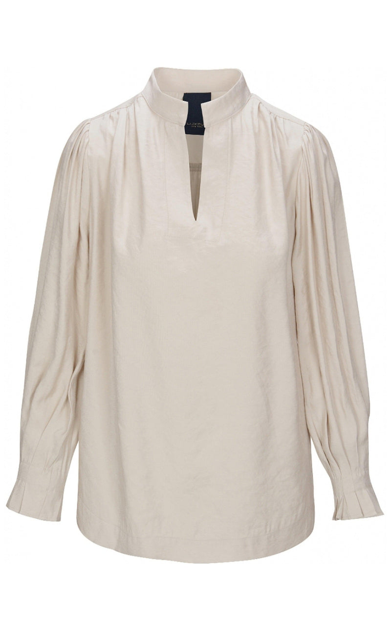 One Two Luxzuz Bluse - Aila - Dark Stone