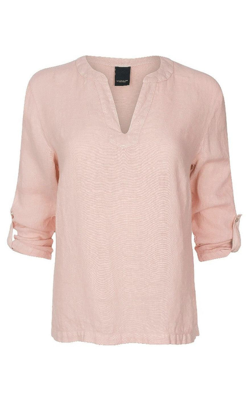 One Two Luxzuz Bluse - Kisser - Antiqué Rose