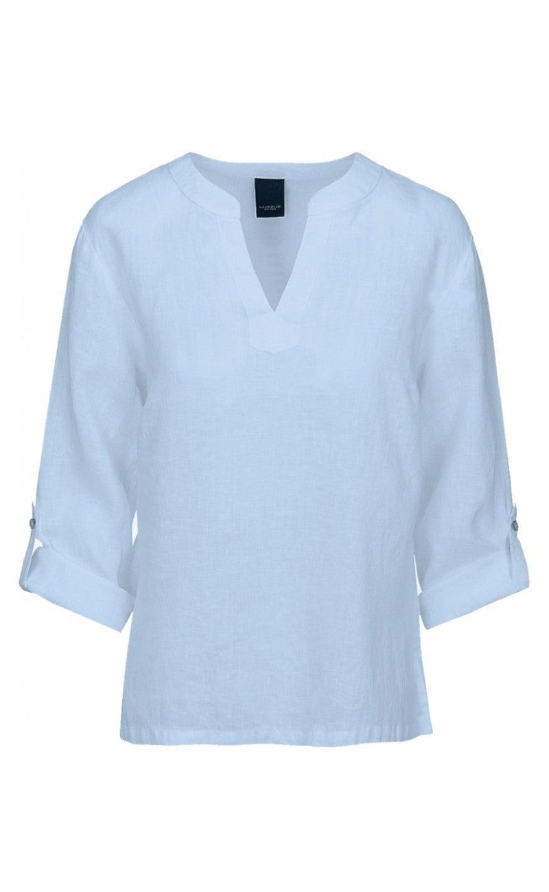 One Two Luxzuz Bluse - Kisserina - Ice Blue