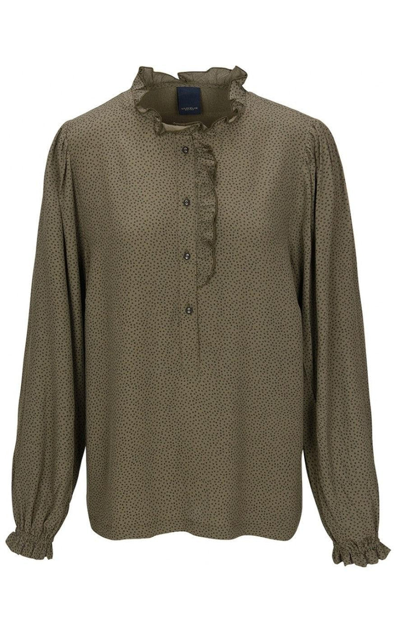 One Two Luxzuz Bluse - Lucinda - Army