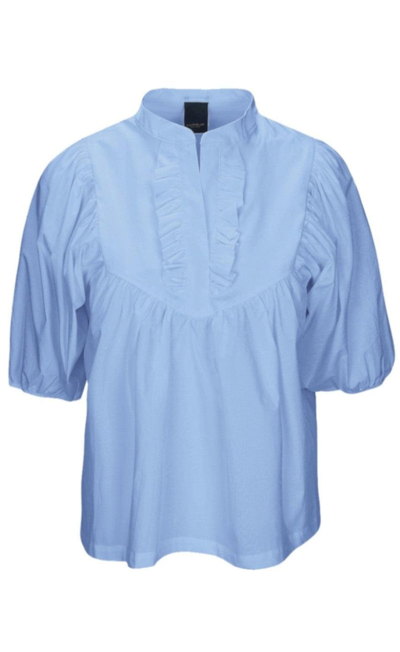 One Two Luxzuz Bluse - Melanie - Chambray Blue