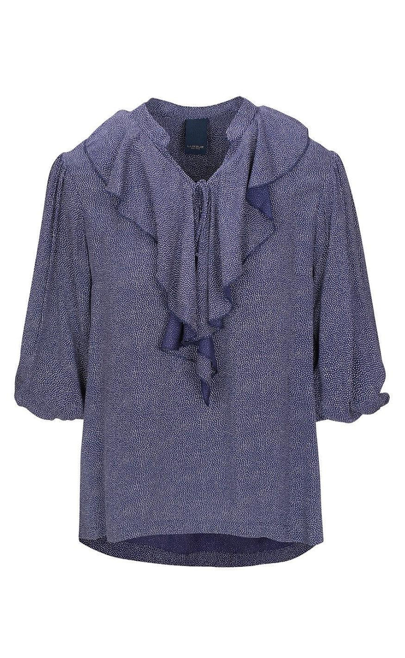One Two Luxzuz Bluse - Mianna - Navy