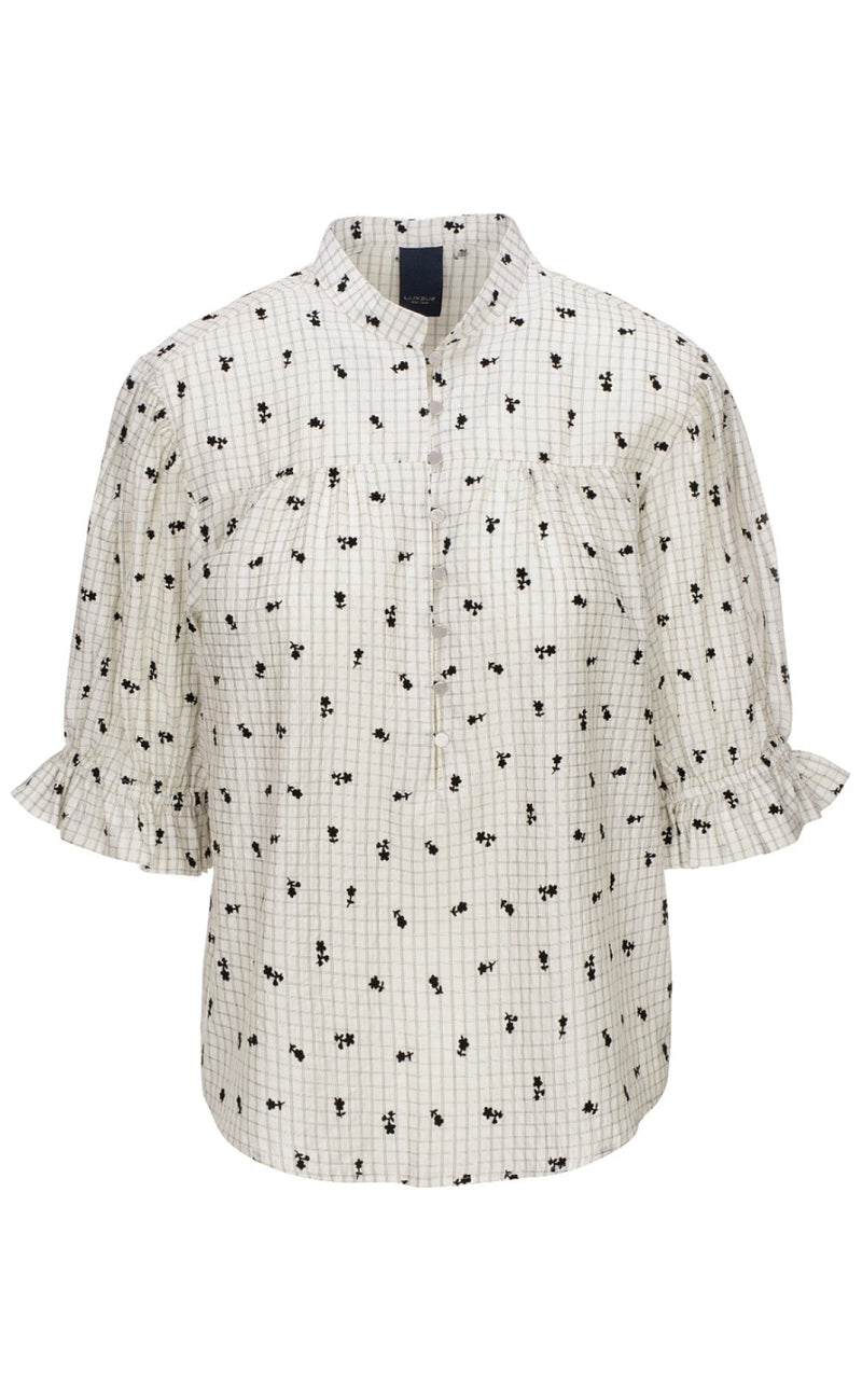 One Two Luxzuz Bluse - Micaela - Coconut Milk
