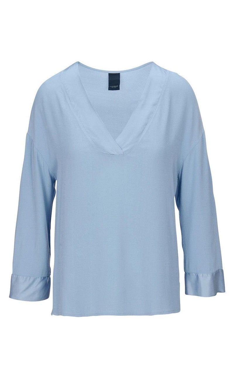 One Two Luxzuz Bluse - Noomi - Chambray Blue