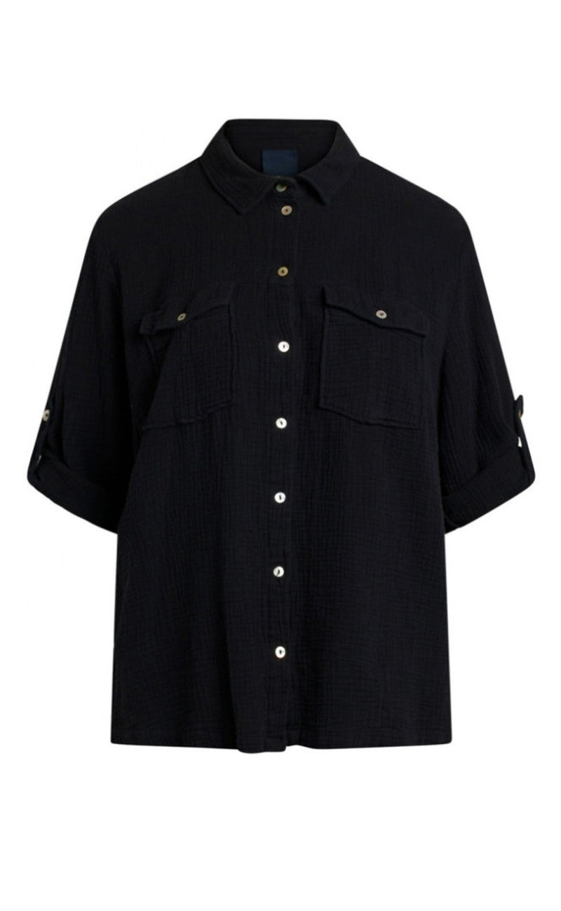One Two Luxzuz Bluse - Raymonde - Black