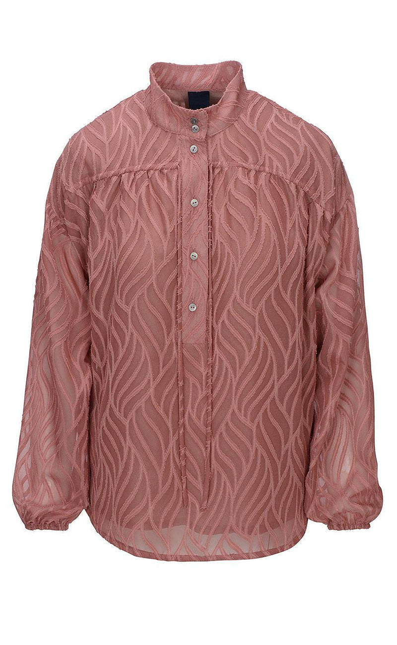 One Two Luxzuz Bluse - Rosi - Cedar Wood