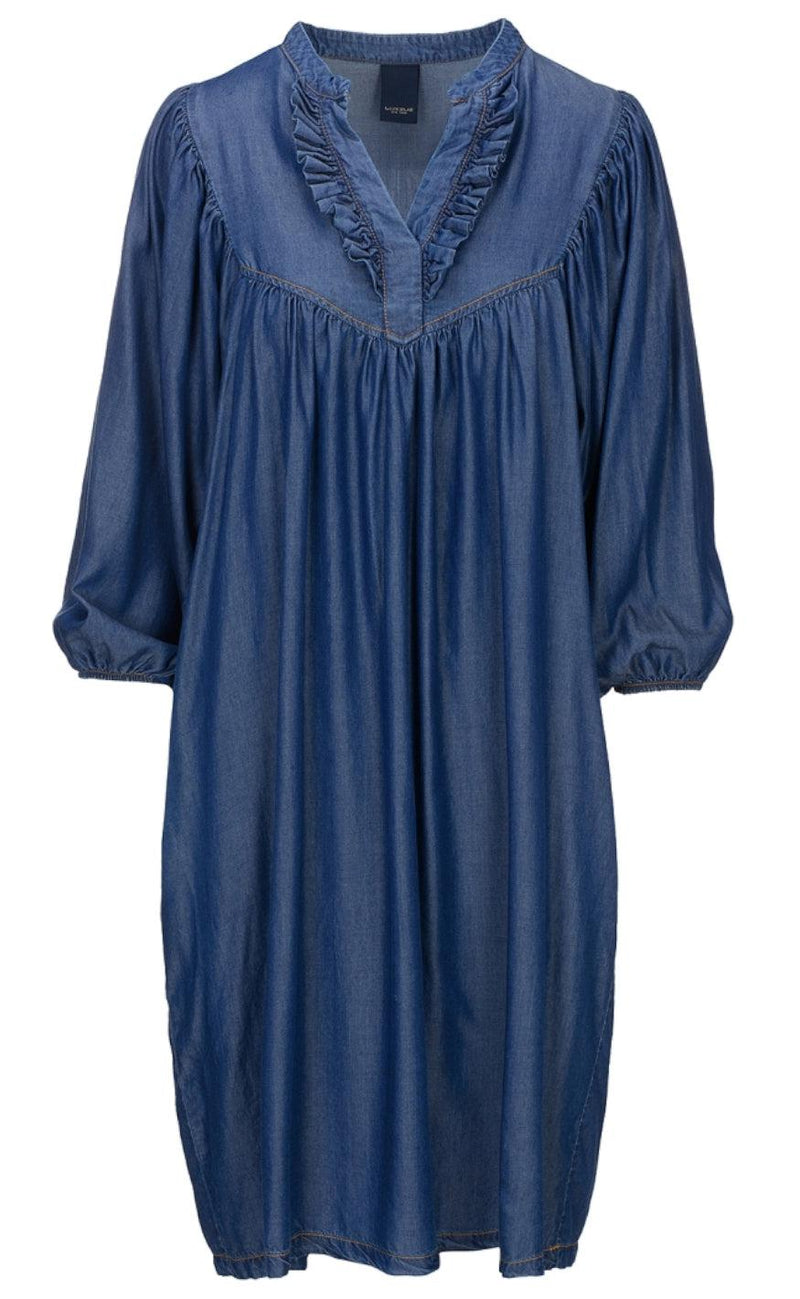 One Two Luxzuz Kjole - Margan - Faded Denim