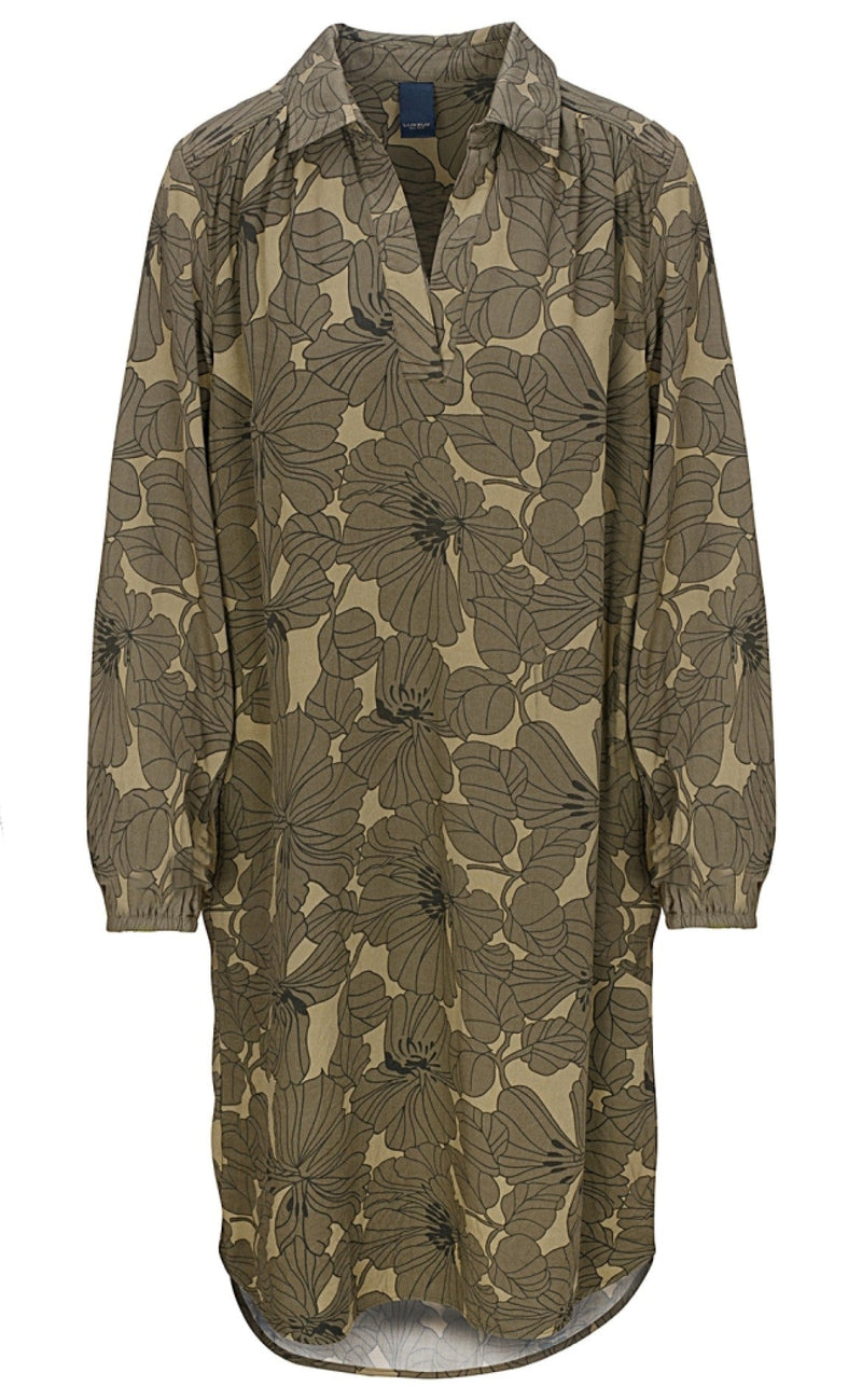 One Two Luxzuz Kjole - Siw - Combat green