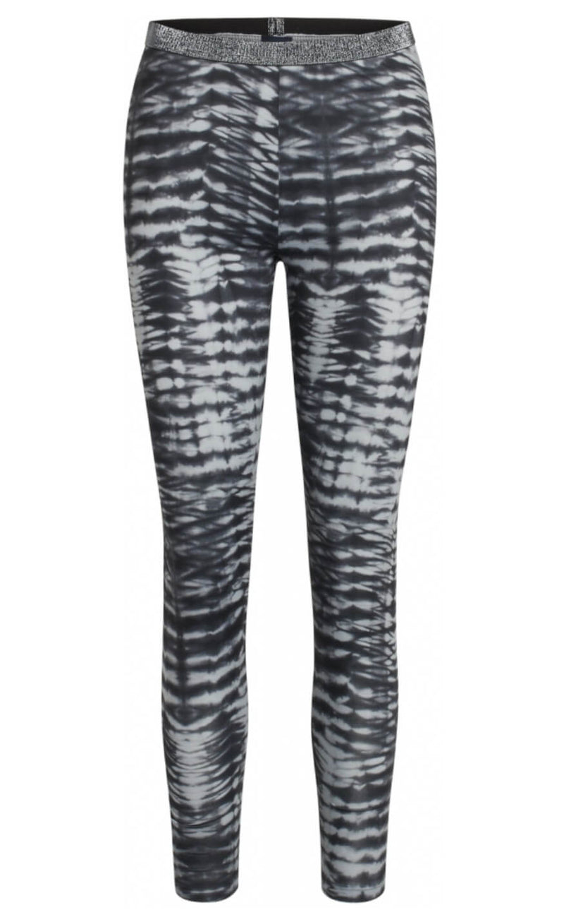 One Two Luxzuz Leggings - Ayoe Batiq- Caviar