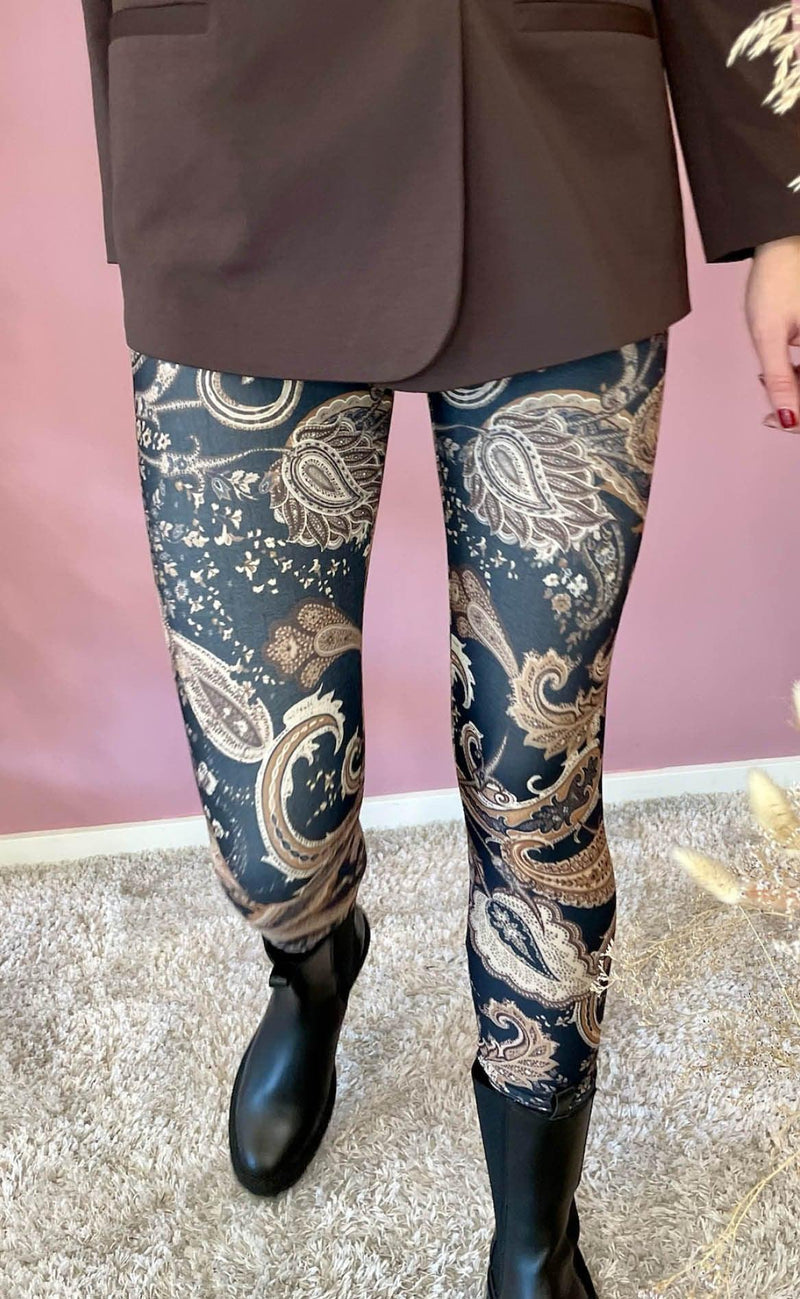 One Two Luxzuz Leggings - Ayoe - Black