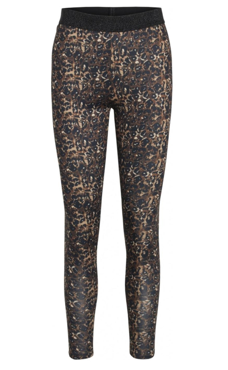 One Two Luxzuz Leggings - Ayoe - Brandy
