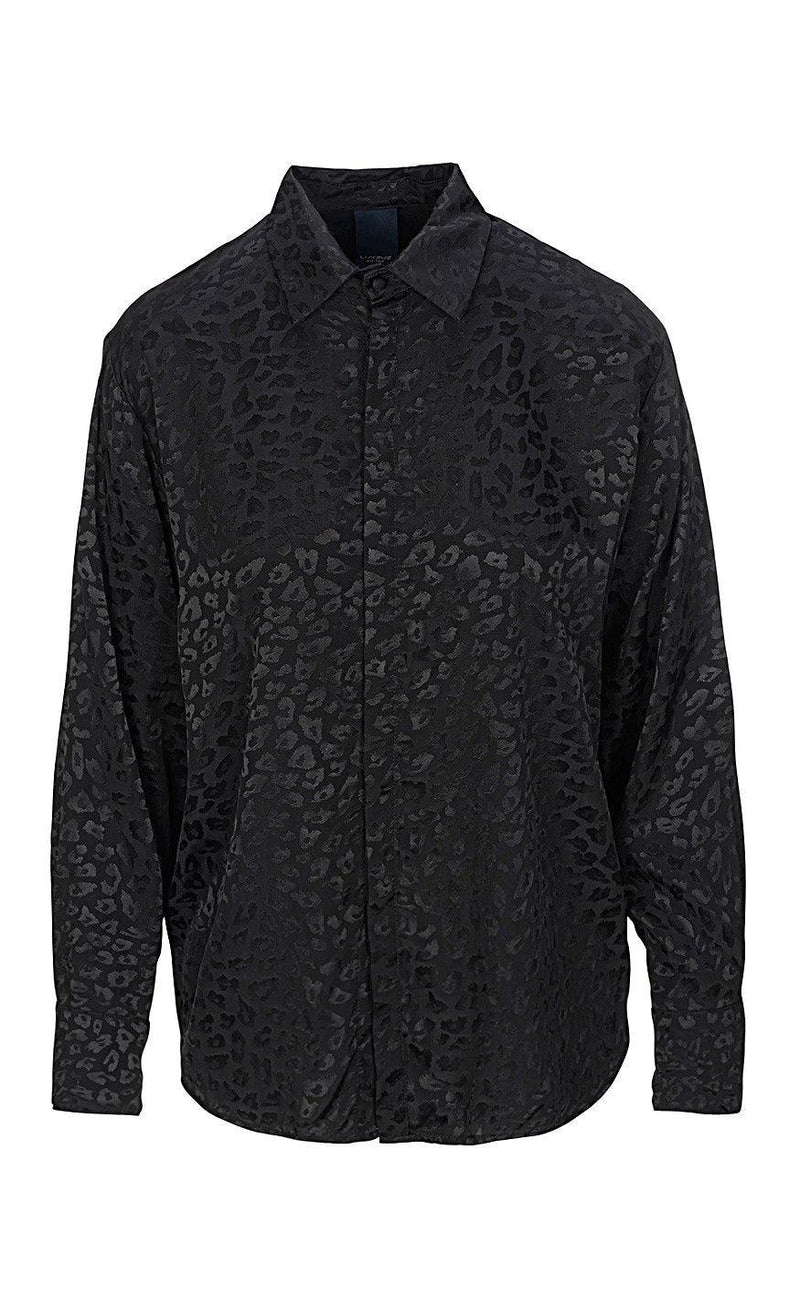 One Two Luxzuz Skjorte - Gertanza leo - Black