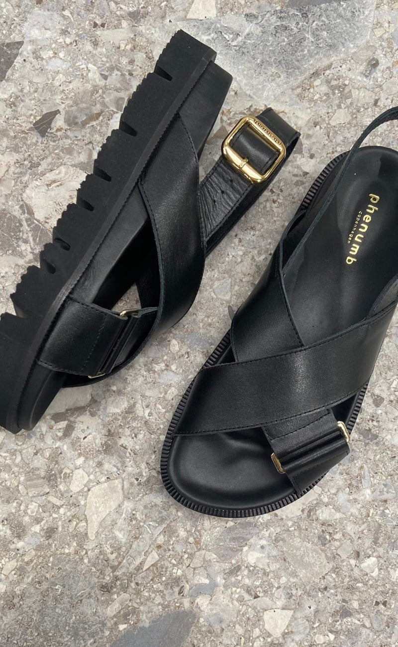 Phenumb Sandaler - Nawa - Black