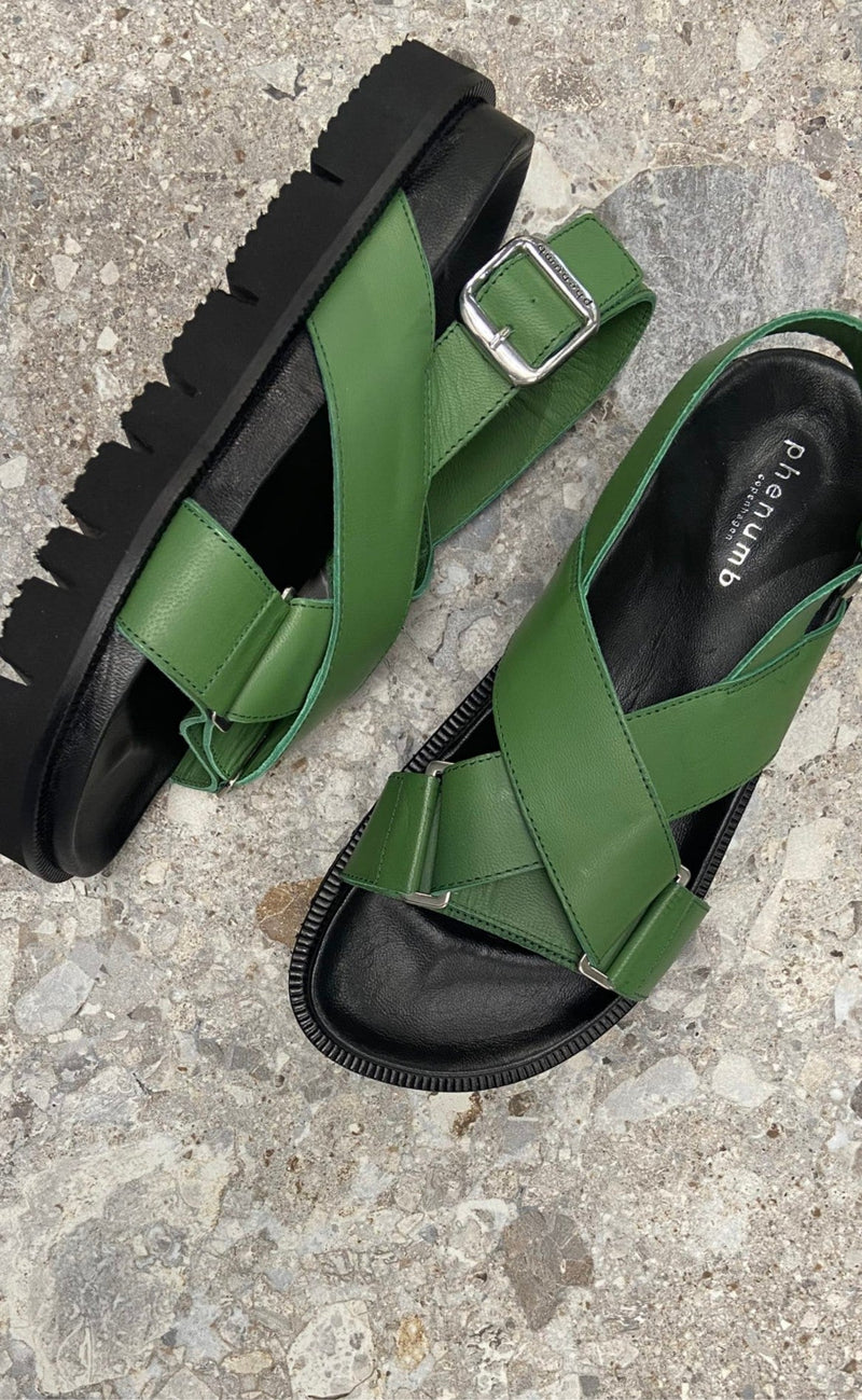 Phenumb Sandaler - Noelle - Green Grass