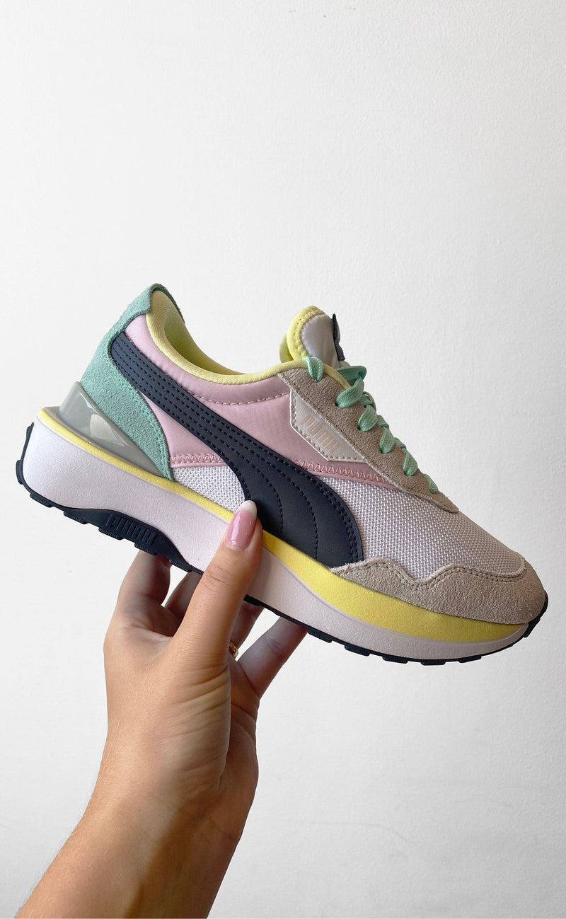 Puma Sneakers - Cruise Rider Silk Road - White Pink-Lady