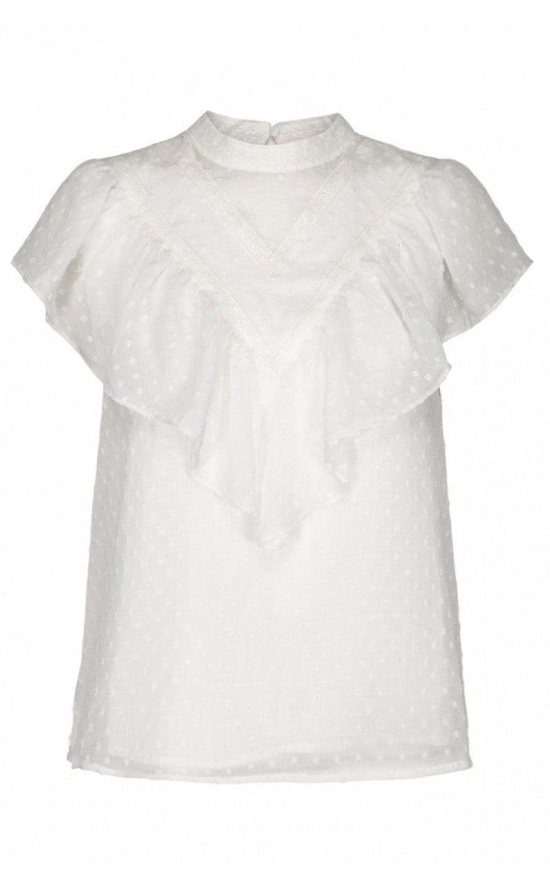 SOFIE SCHNOOR FREYA BLOUSE WHITE S202284