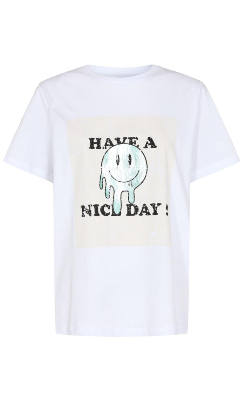 Sofie Schnoor T-shirt - S231293 - White W. Mint