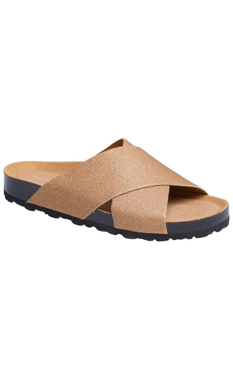 TIM & SIMONSEN ANNET SANDAL GOLD GLITTER