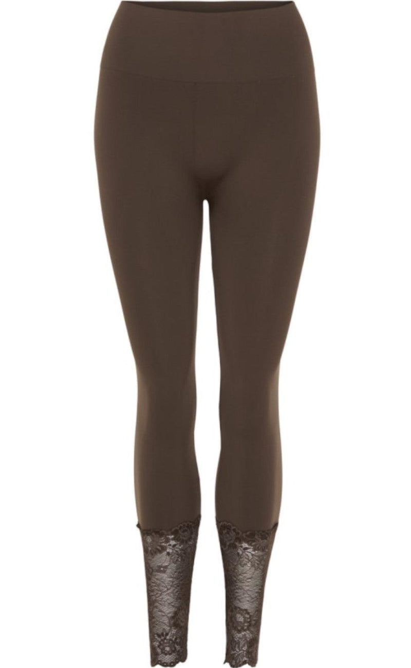 Tim & Simonsen Leggings - Martha Lace - Caffe
