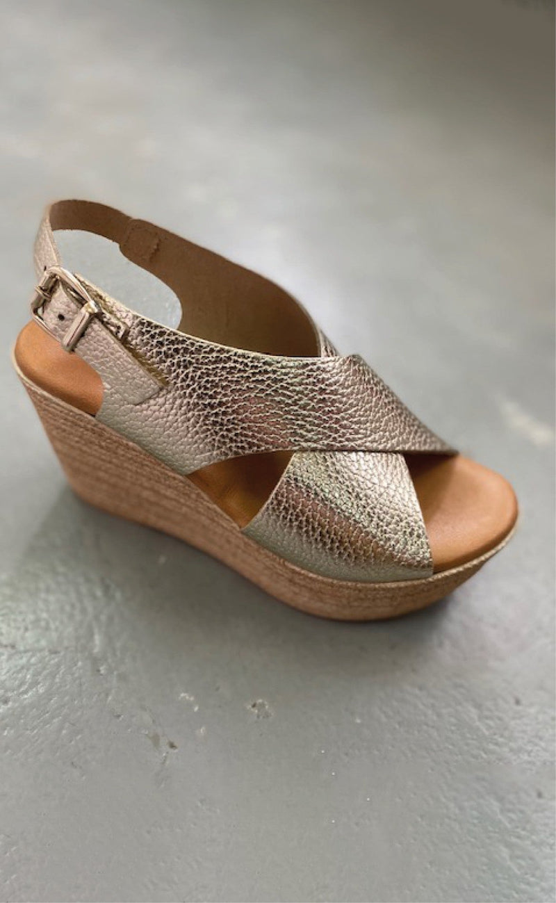 Tim & Simonsen Sandaler - Isabella - Metal Platino