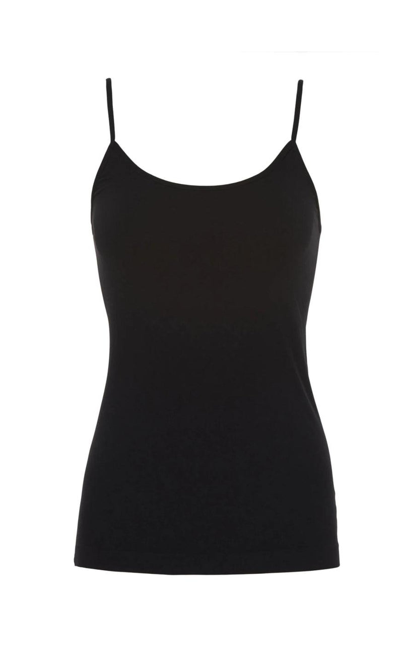Tim & Simonsen Top - Ellen Spaghetti - Black